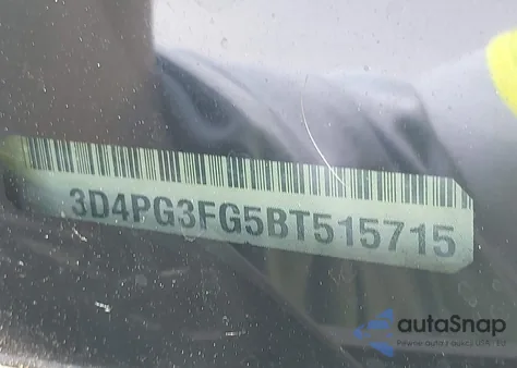 2011 Dodge Journey Crew from USA, damaged, VIN 3D4PG3FG5BT515715